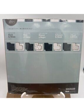 Creative Memories 12x12 Black & White Tone-on-Tone Power Palette designed for sc